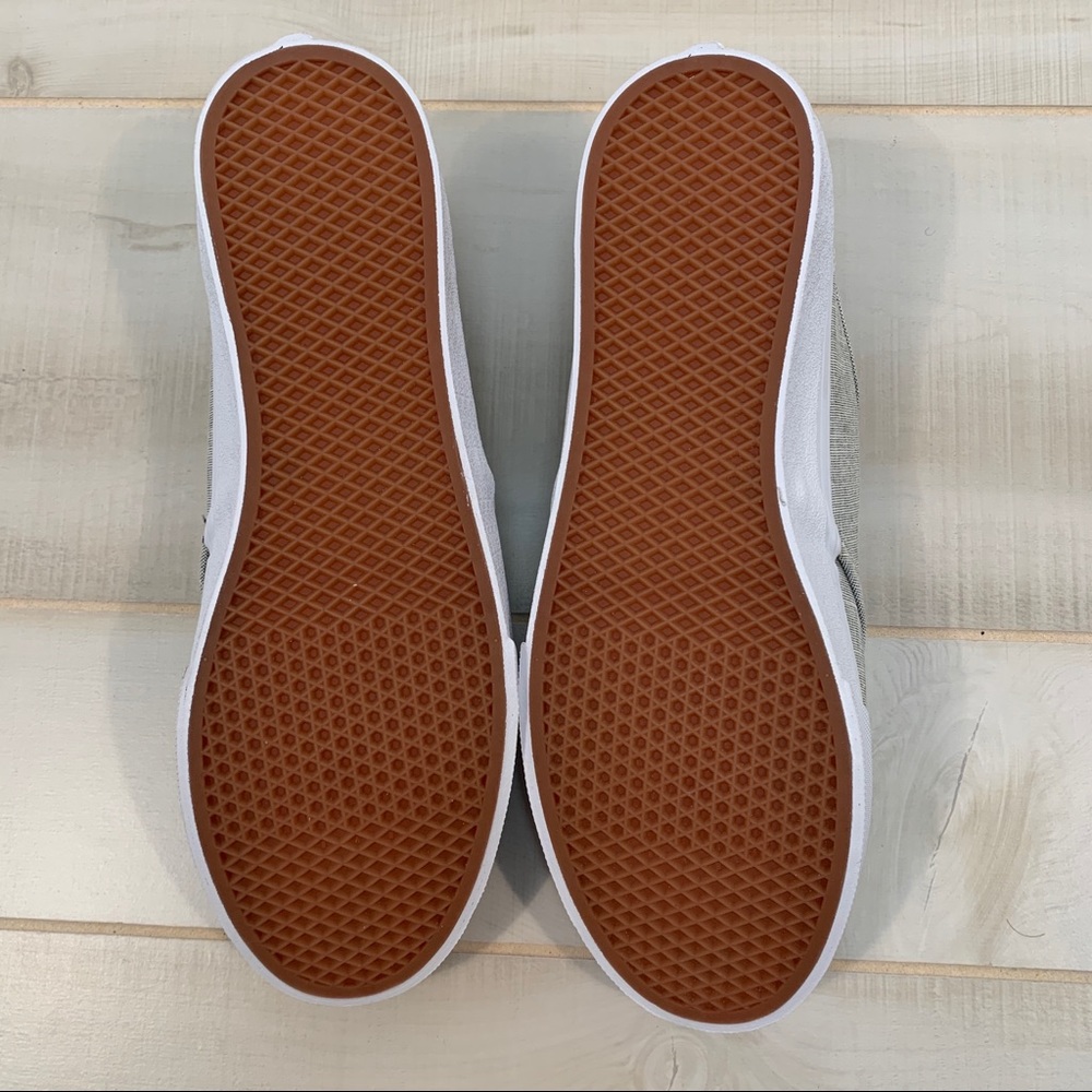 NEW Van’s Off The Wall Canvas Gray Sneakers 9 - Picture 7 of 8